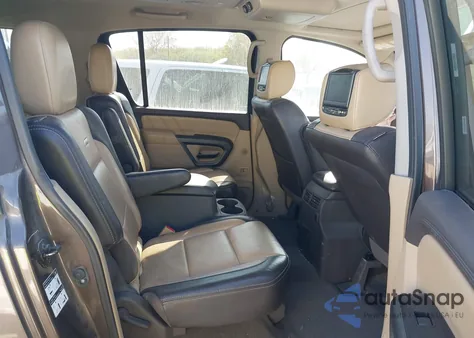 2015 Nissan Armada Platinum from USA, damaged, VIN 5N1BA0NF9FN610943